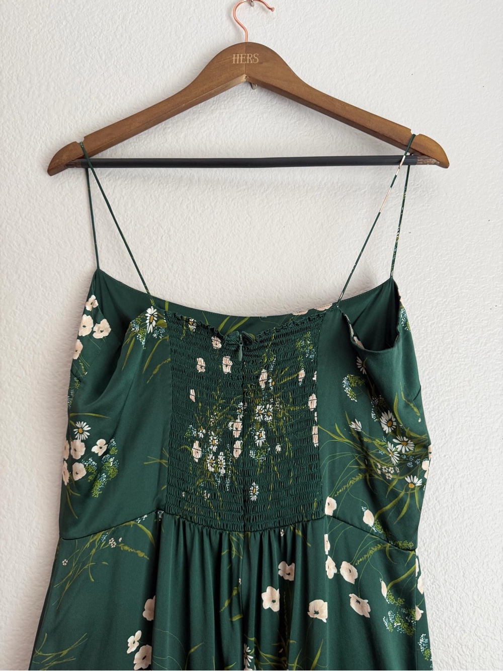 Reformation Frankie Silk Dress in Buena Size 12 - Picture 5 of 8